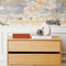 Dresser in Classic oak with 2 drawers single