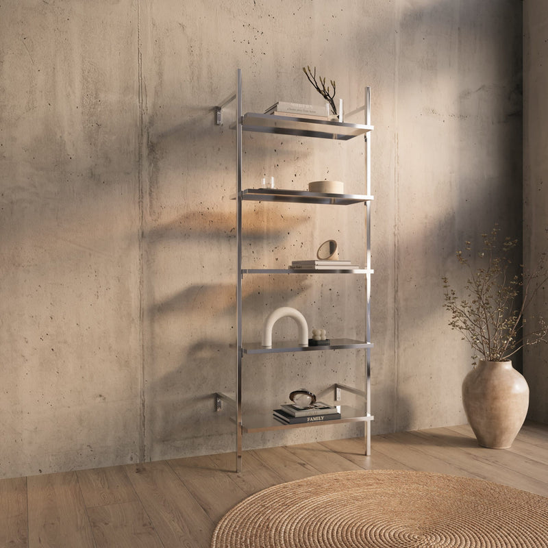 Frame Chrome Walk-In – 5 hylder i krom | RackBuddy