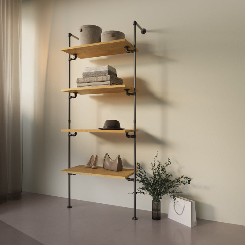 Original Walk-in 1 række reol system - (4 hylder)