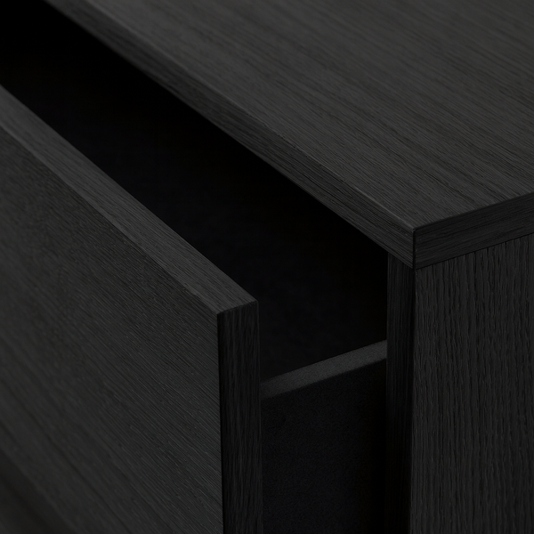 Dresser in Dark oak with 2 drawers single