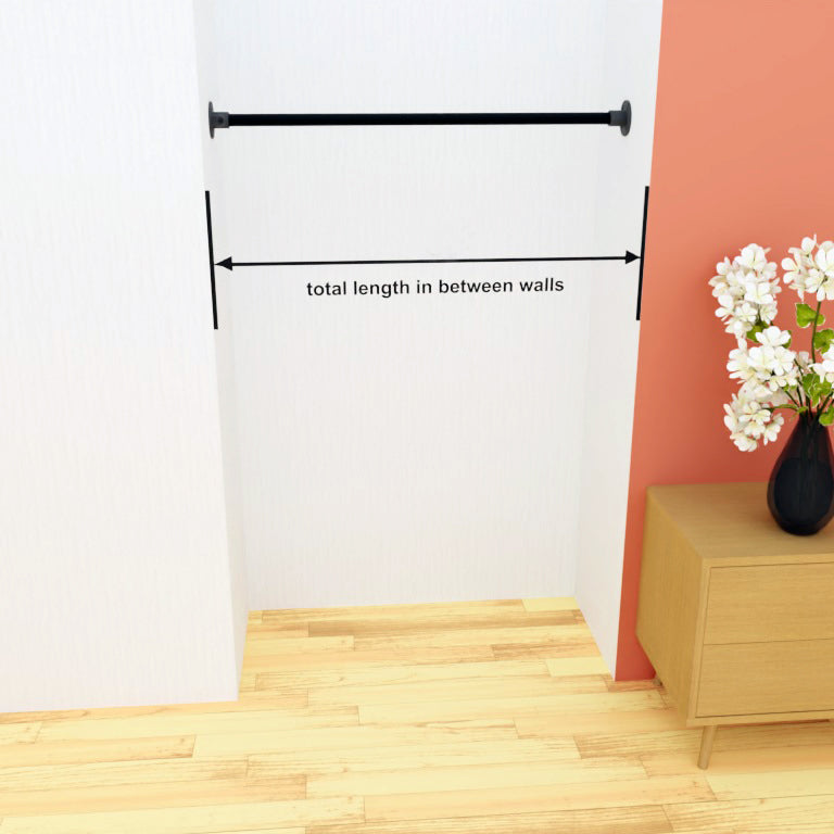 Original Logan - Custom tøjstang i vandrør som laves på mål mellem 2 vægge