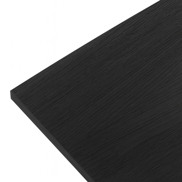 Black Oak Desk 60cm depth single