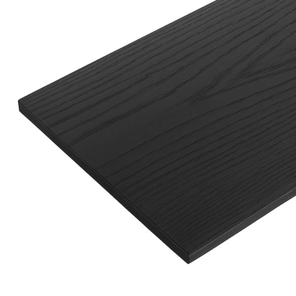 Black Oak shelf 30cm depth single